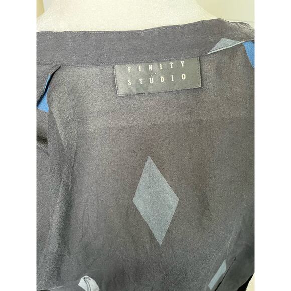 Vintage Finity Studio Silk Blouse - Picture 7 of 9